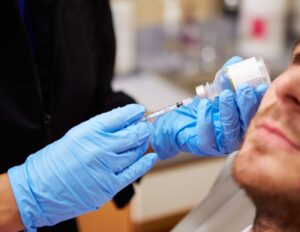Glamor Medical's most popular men's aesthetic treatments include facial Botox, hair regrowth therapy, and structural jaw tightening for natural, sharp results.