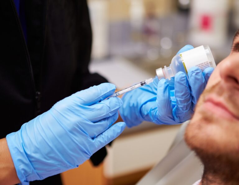 Glamor Medical's most popular men's aesthetic treatments include facial Botox, hair regrowth therapy, and structural jaw tightening for natural, sharp results.