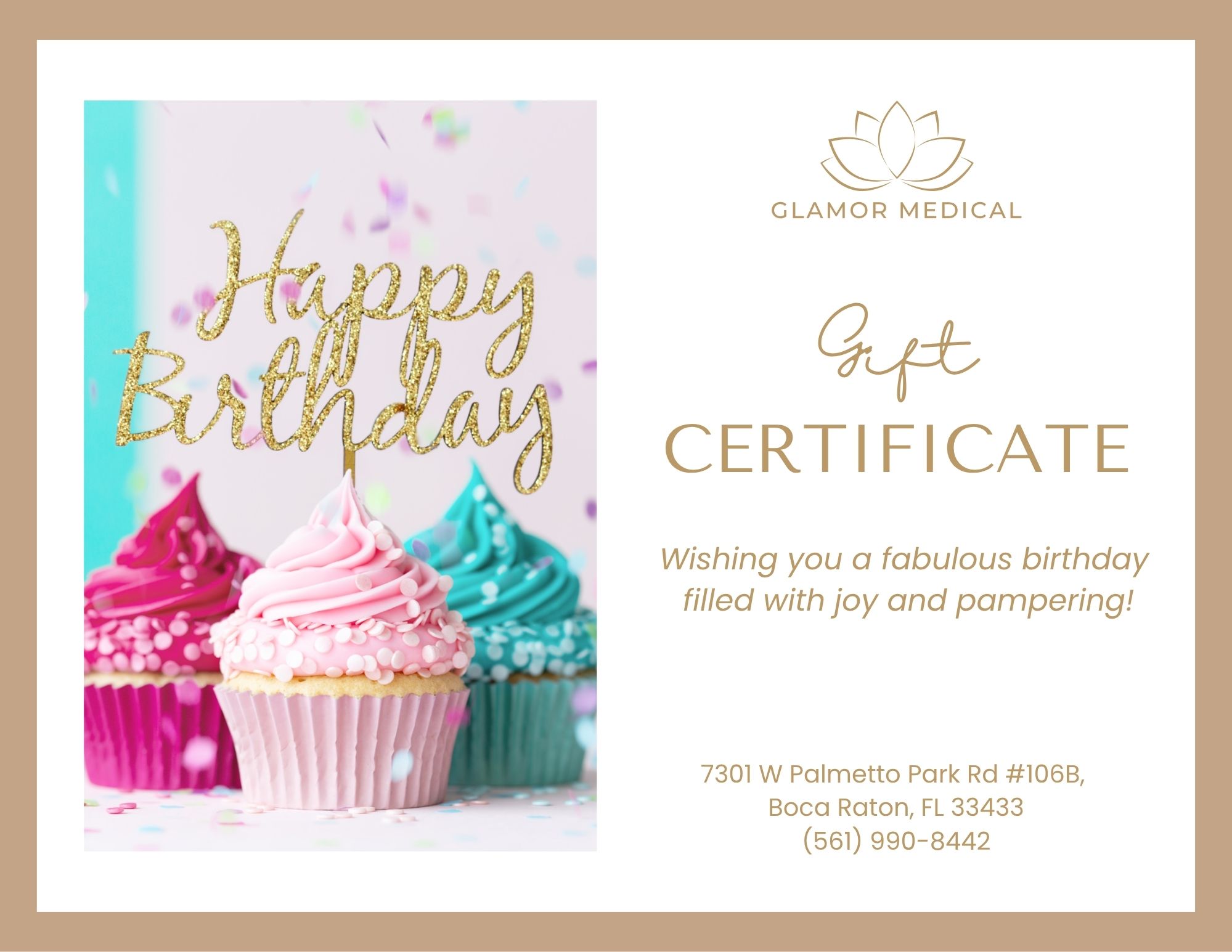 Birthday Gift Certificate